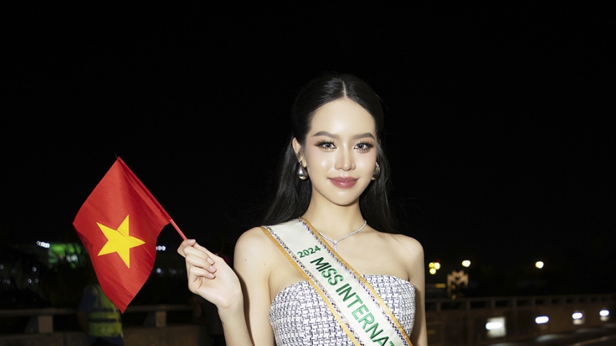 Hoa hậu Thanh Thuỷ mang 150kg hành lý dự thi Miss International 2024