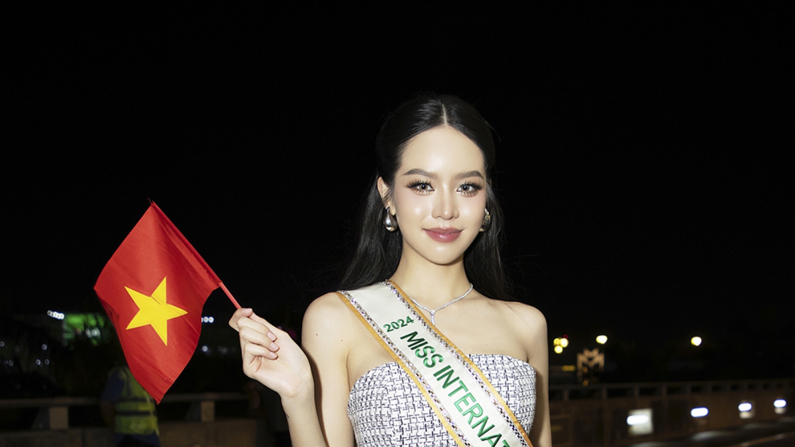 Hoa hậu Thanh Thuỷ mang 150kg hành lý dự thi Miss International 2024