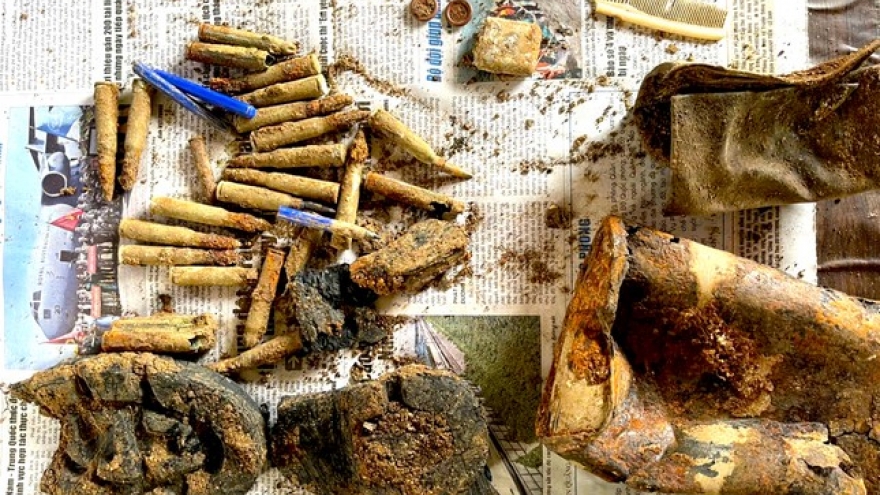 Mass grave of wartime soldiers found in central Vietnam