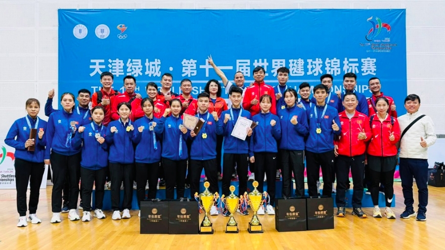 Vietnam tops medal tally at world shuttlecock tourney