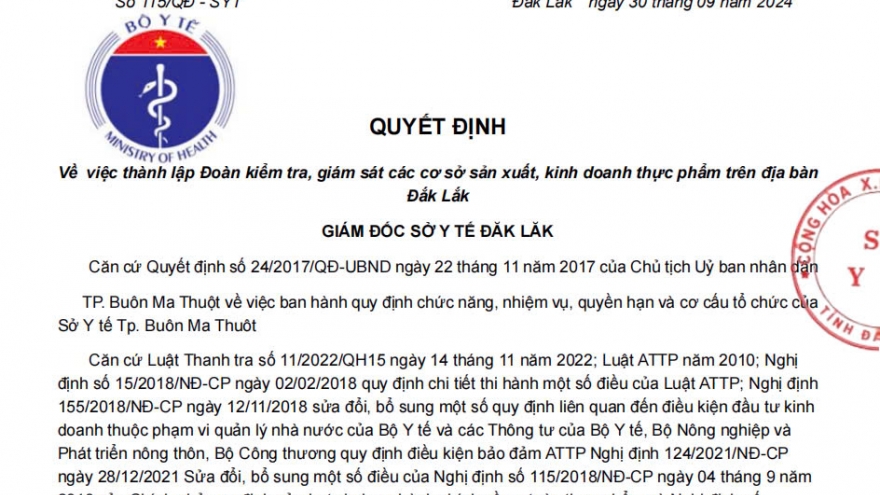 Sở Y tế Đắk Lắk cảnh báo hành vi giả mạo thanh tra y tế để lừa đảo