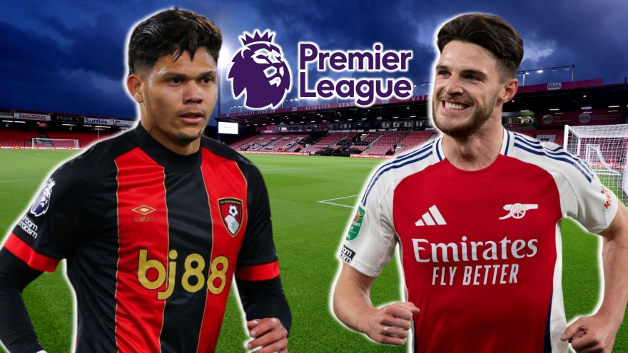 Dự đoán kết quả, đội hình xuất phát trận Bournemouth vs Arsenal