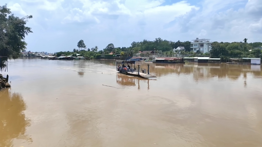 Cảnh báo đỉnh triều trên sông Đồng Nai có khả năng vượt mức báo động 2