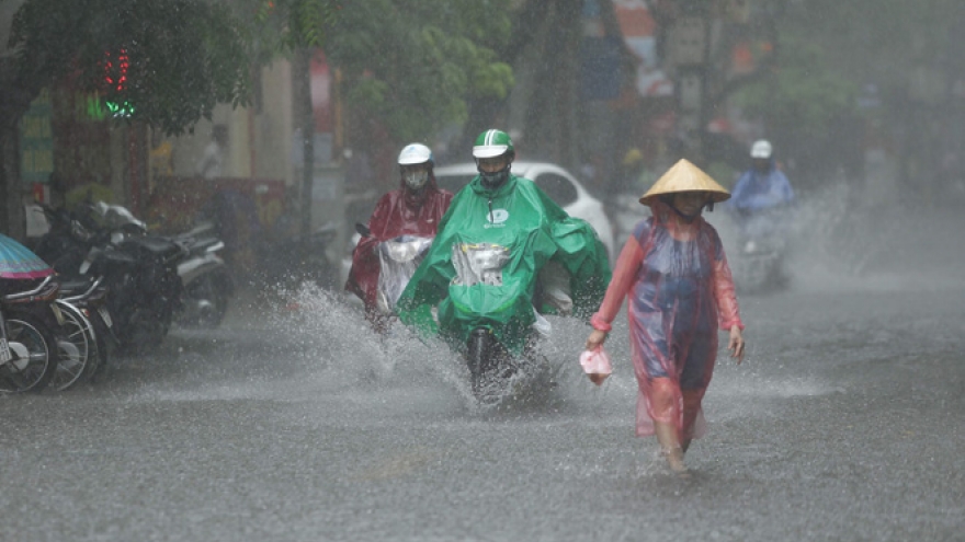 Thời tiết ngày 2/10: Nhiều nơi có mưa to và dông