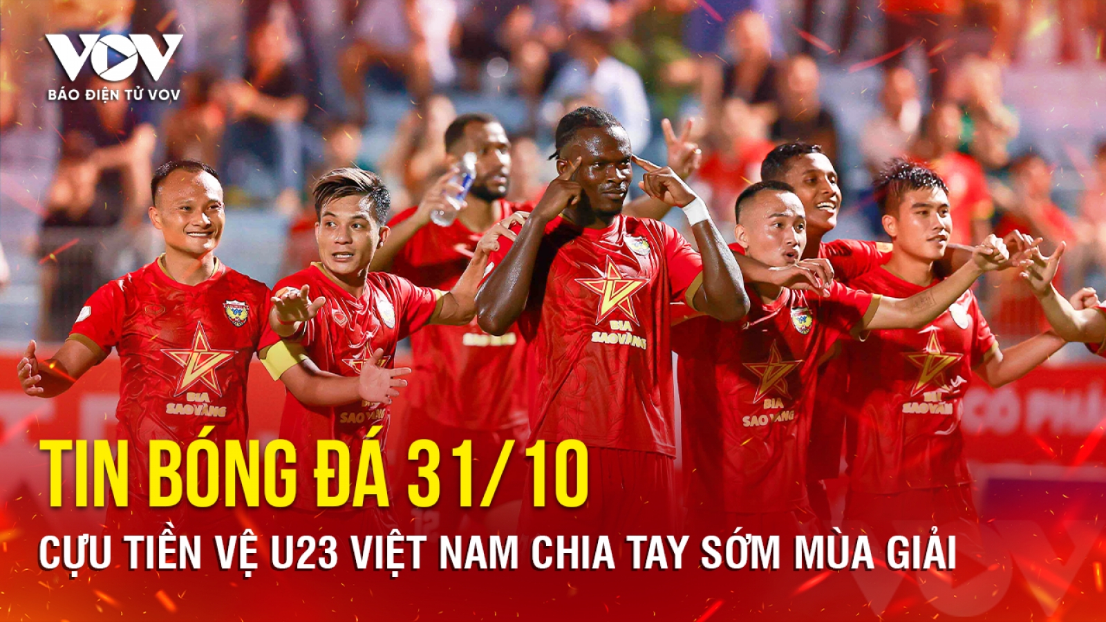 Tin bóng đá 31/10: Cựu tiền vệ U23 Việt Nam chia tay sớm mùa giải