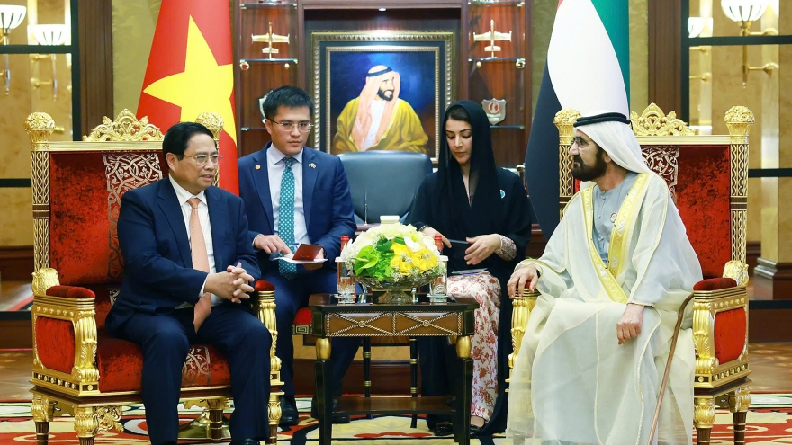 Thủ tướng Phạm Minh Chính hội đàm với Phó Tổng thống, Thủ tướng UAE