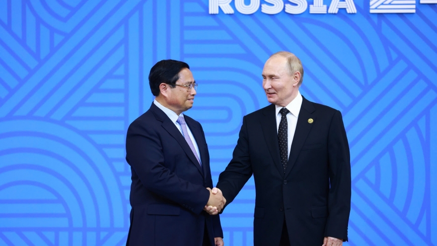 Tổng thống Nga Vladimir Putin chủ trì lễ đón và chiêu đãi Hội nghị BRICS và BRICS+