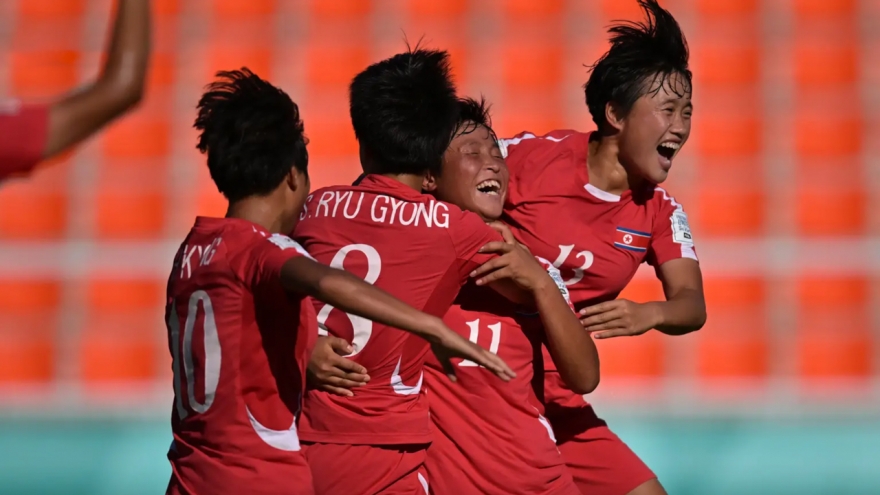 Đại diện bóng đá Triều Tiên giành vé vào tứ kết U17 World Cup nữ 2024