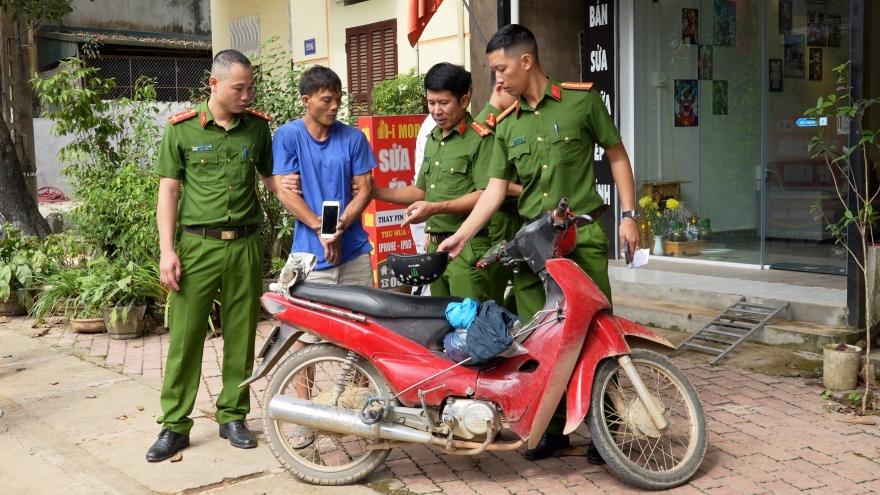 Bắt giữ đối tượng cướp điện thoại của người phụ nữ đi trên đường