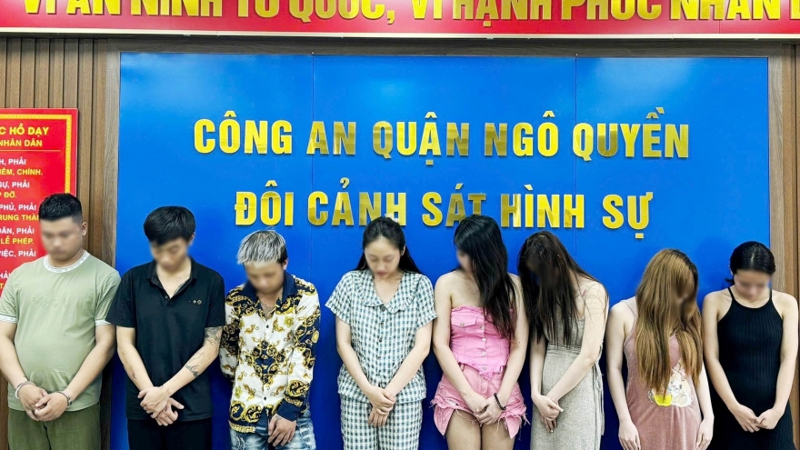 Công an Hải Phòng phát hiện nhóm đối tượng mua bán dâm ở khách sạn