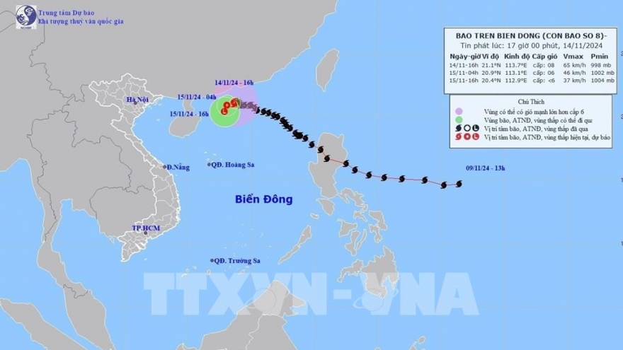 Công điện ứng phó với bão USAGI gần biển Đông