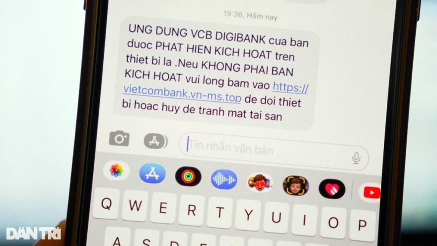 Ngân hàng không gửi SMS, email có chứa link cho khách hàng từ tháng 1/2025