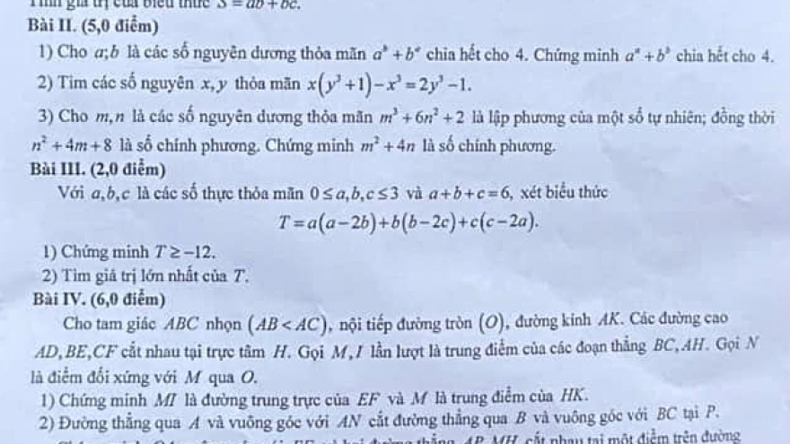 Phòng GD-ĐT quận Hai Bà Trưng nói gì về nghi vấn lộ đề thi học sinh giỏi?