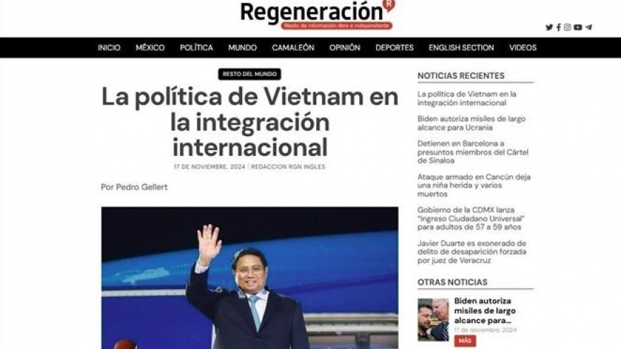 Mexican media hails Vietnam's role at multilateral forums