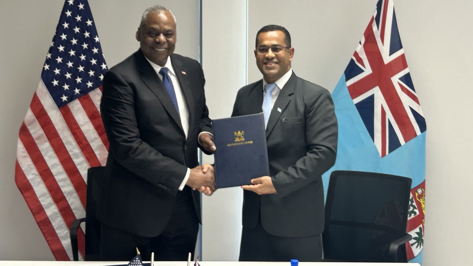Fiji ký thỏa thuận quốc phòng lịch sử với Mỹ