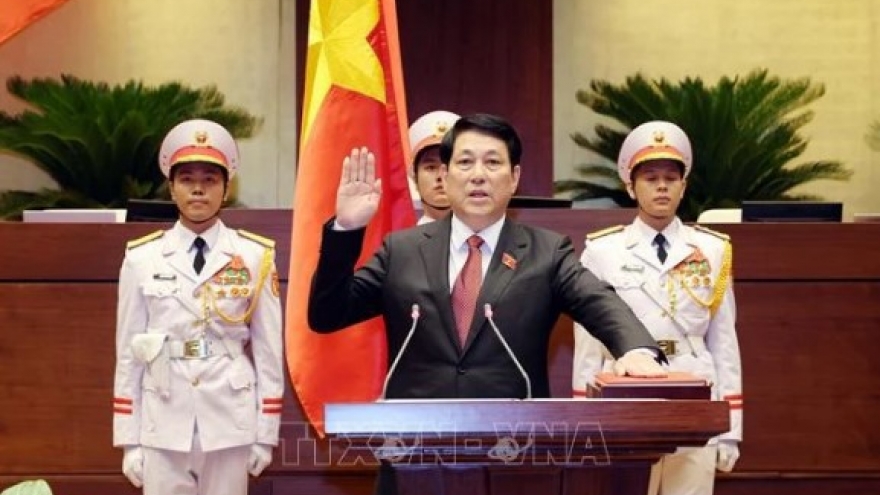 Foreign leaders send congratulations to State President Luong Cuong