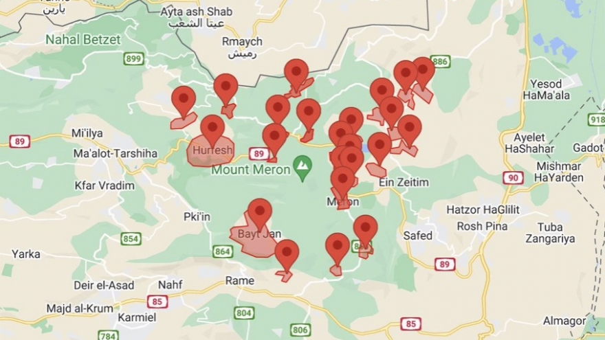 Chiến sự Trung Đông: Hezbollah bắn 170 quả tên lửa tấn công Israel