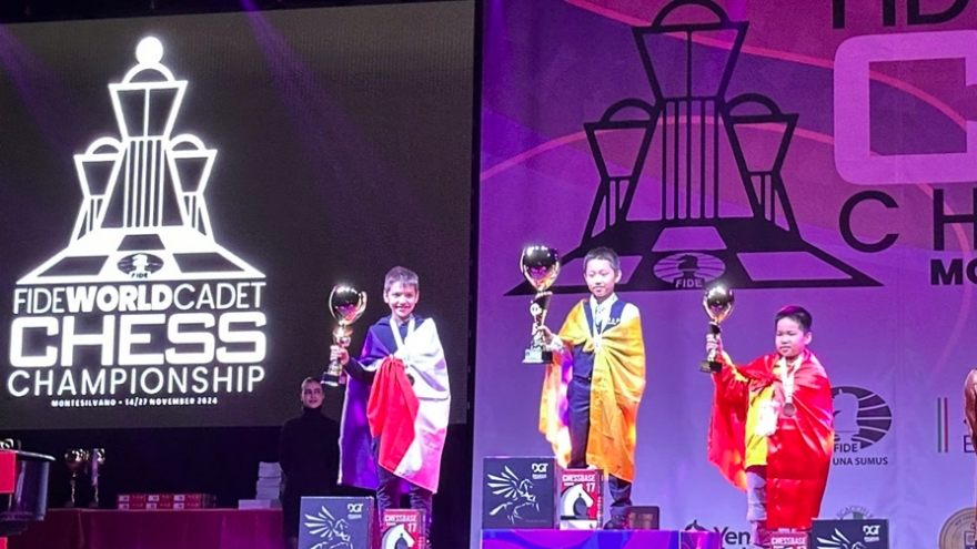 Vietnam clinches two bronzes at FIDE World Cadet Championship 2024