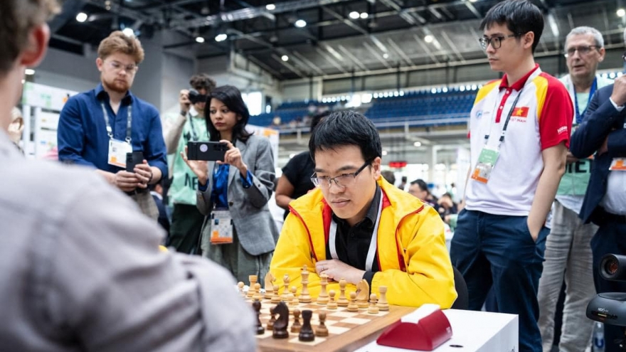 Kỳ thủ Lê Quang Liêm tham gia giải cờ vua KPNesT 2024