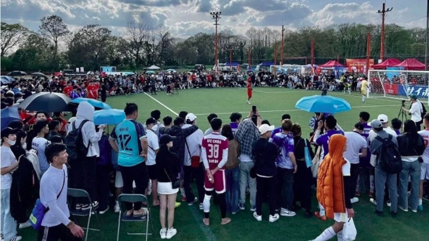 Football tournament held for Vietnamese community in Japan