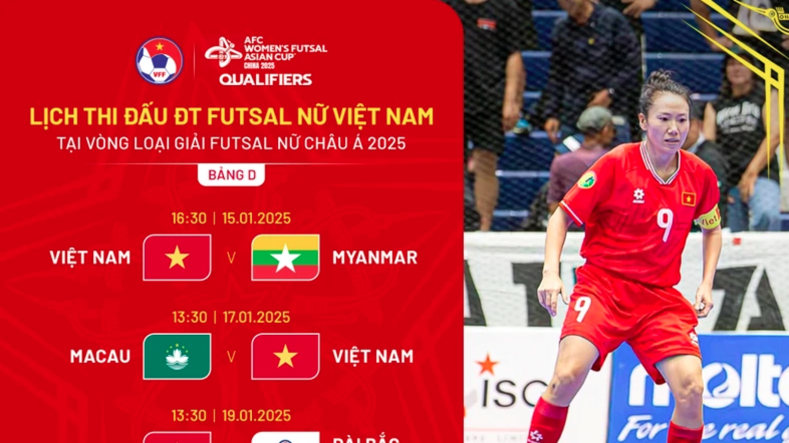 Local female futsal players ready for AFC Asian Cup 2025 qualifiers