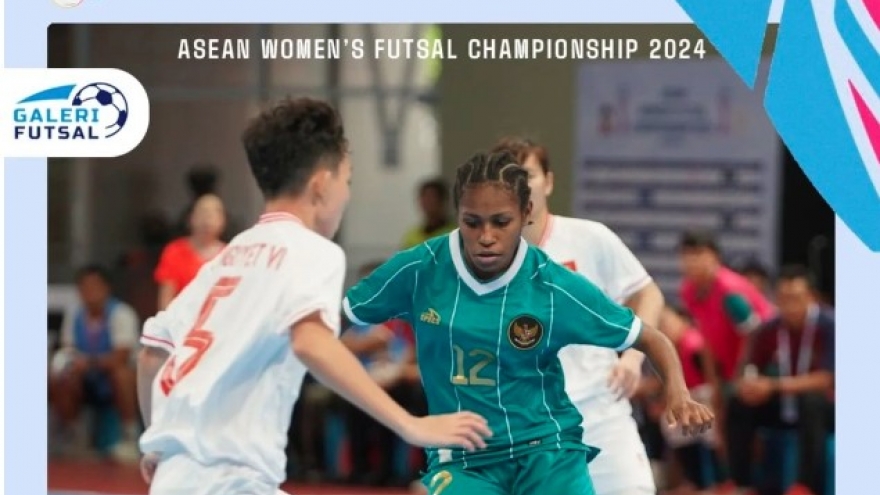 Vietnam thrash Indonesia 5-0 in ASEAN Women’s Futsal Championship’s second match