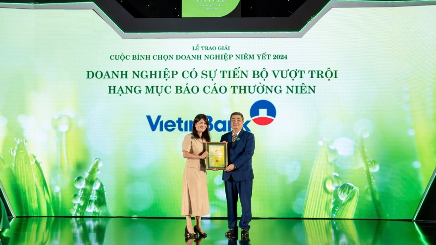 VietinBank giành cú đúp giải thưởng về Báo cáo thường niên tại VLCA 2024