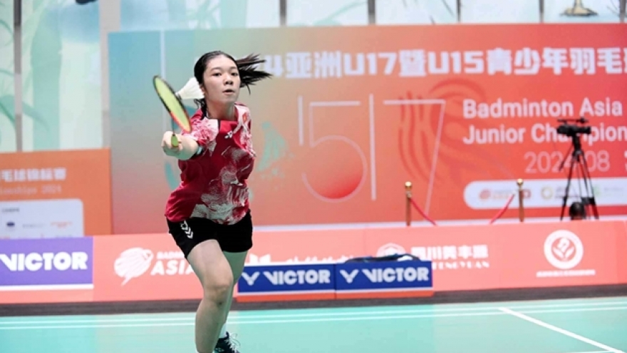 Teenager brings hope for Vietnamese badminton