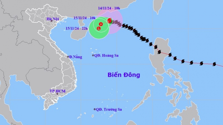 Bão số 8 mạnh cấp 8, giật cấp 10 đang có khả năng đổi hướng di chuyển