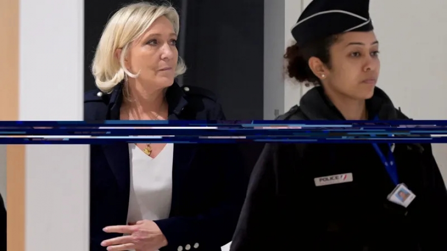 Lãnh đạo đảng cực hữu tại Pháp Marine Le Pen bị đề xuất mức án tù 5 năm