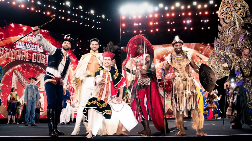 Over 60 contestants wow in national costume competition at Mr World 2024