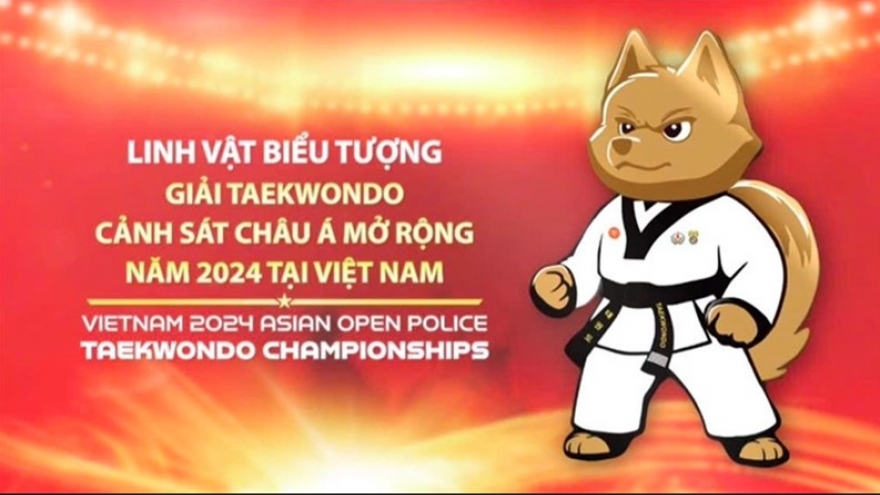 Bac Ha Dog selected as mascot of Asian Open Police Taekwondo Championships