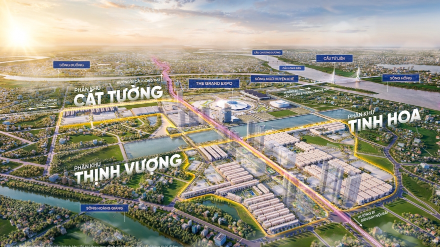 Dòng tiền đầu tư đang chuyển hướng đổ về cực Đông Bắc Hà Nội