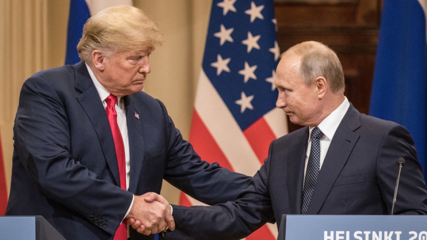 Tổng thống Nga Putin chúc mừng ông Trump đắc cử tổng thống Mỹ