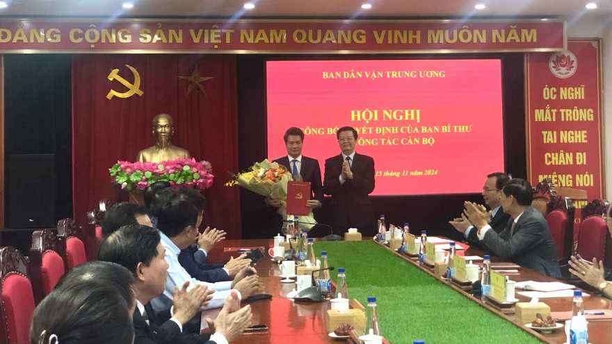Ông Nguyễn Quang Đức giữ chức Phó Trưởng Ban Dân vận Trung ương