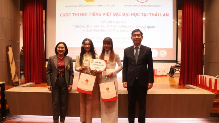 First Vietnamese speaking contest held for university students in Thailand