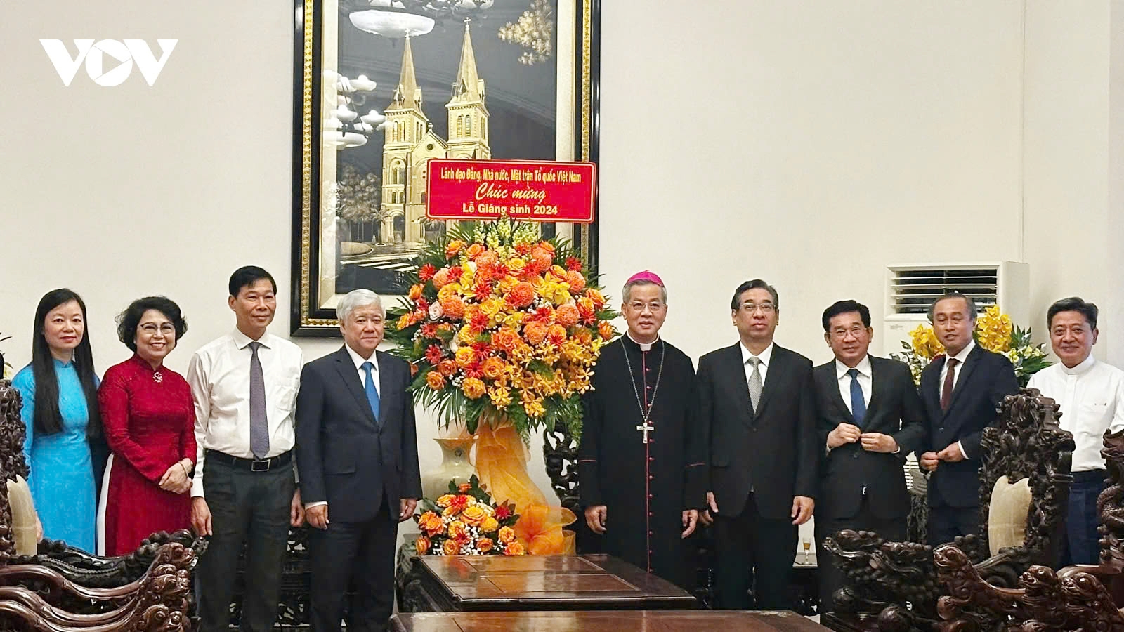 Fatherland Front leader pays 2025 Christmas visit to Catholics in HCM City