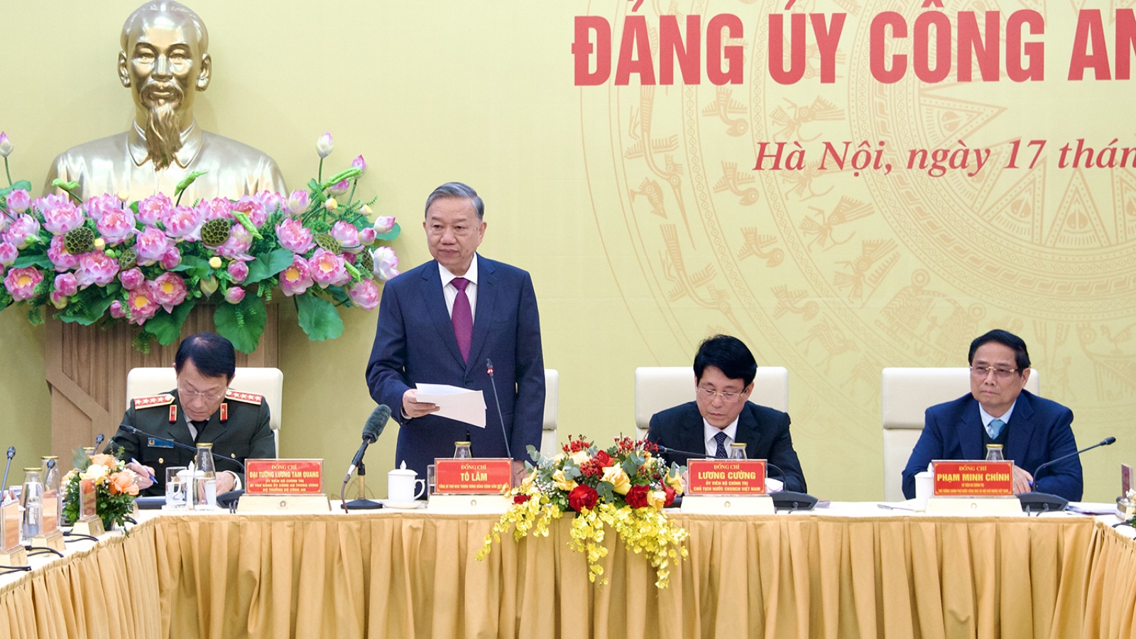 Tổng Bí thư Tô Lâm dự và chỉ đạo tại Hội nghị Đảng ủy Công an Trung ương 2024