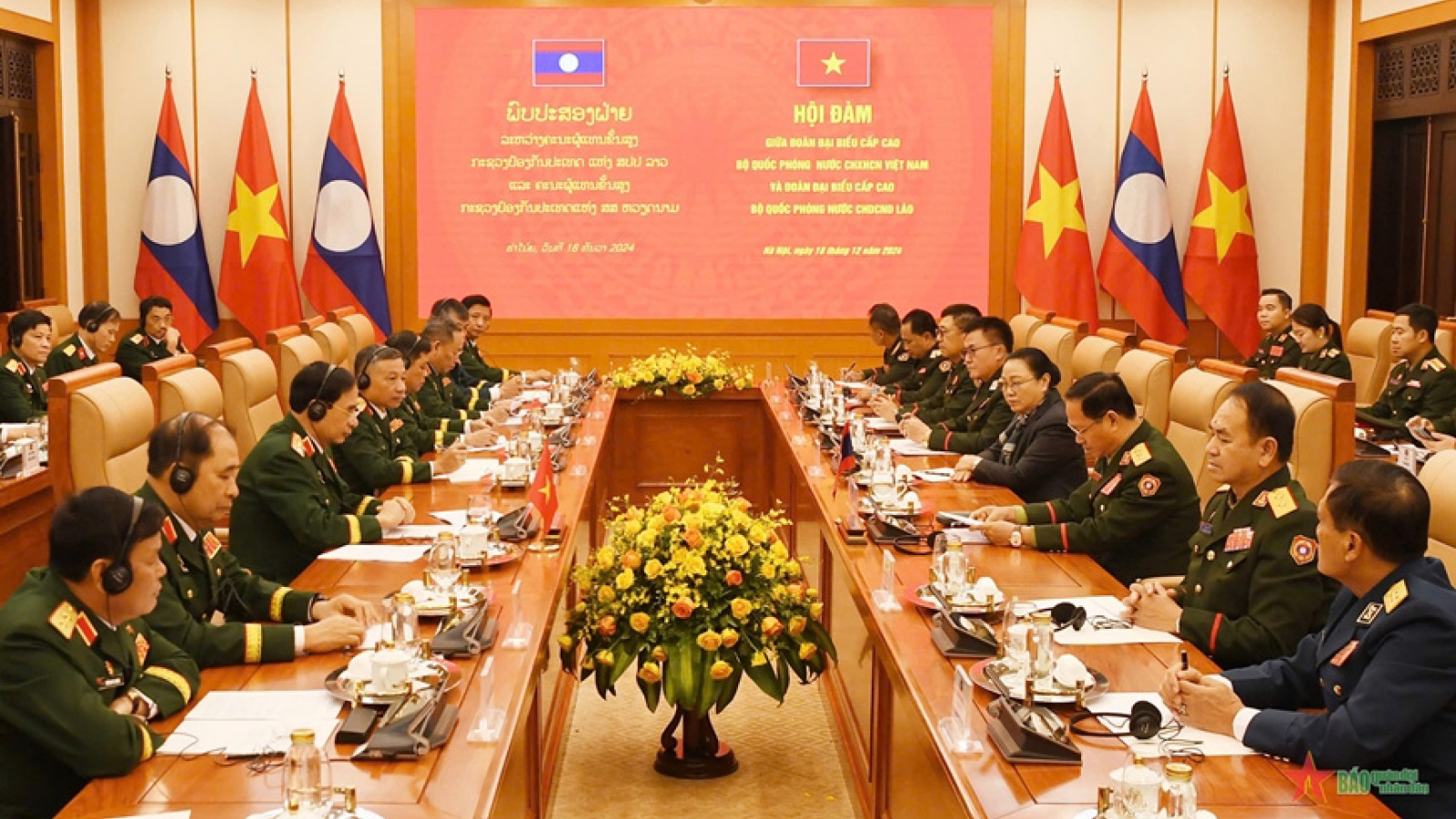 Vietnam and Laos effectively implement defense cooperation mechanisms