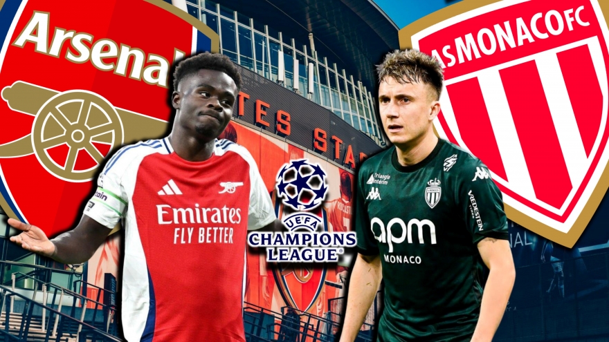 Dự đoán kết quả và đội hình ra sân trận Arsenal vs Monaco