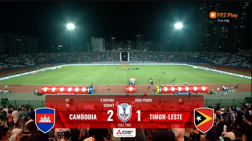 Kết quả ASEAN Cup 2024: ĐT Campuchia có chiến thắng đầu tiên