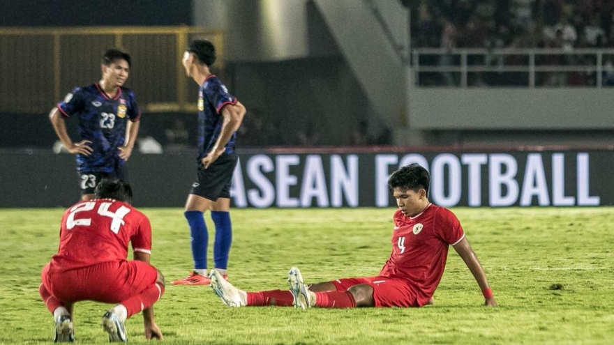 ĐT Indonesia "vô đối" về số thẻ đỏ phải nhận tại ASEAN Cup 2024