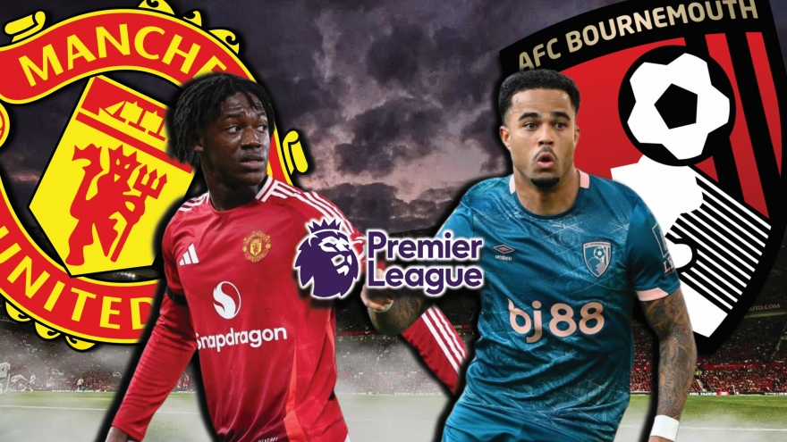 TRỰC TIẾP MU vs Bournemouth: Quỷ đỏ tiếp đà thăng hoa ở vòng 17 Ngoại hạng Anh