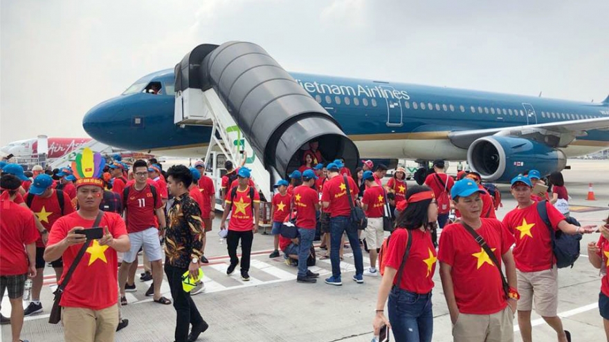 Đưa "siêu máy bay" vào khai thác, Vietnam Airlines tiếp lửa cho tuyển Việt Nam