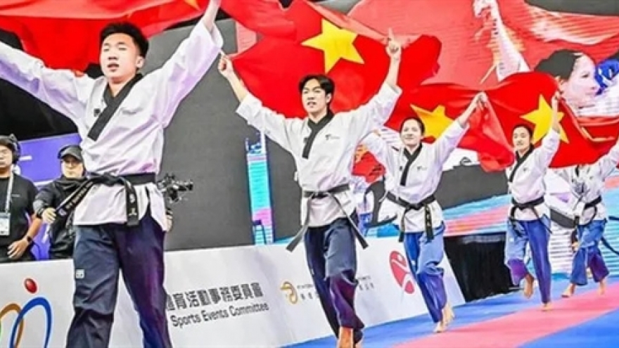 Vietnamese athletes top the world in taekwondo poomsae