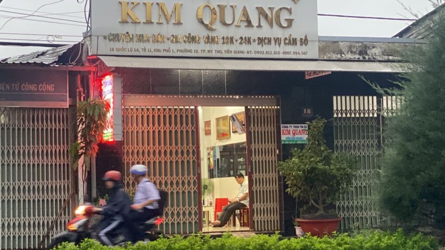 Bắt giữ 2 đối tượng cướp tiệm vàng Kim Quang (Tiền Giang) giữa ban ngày
