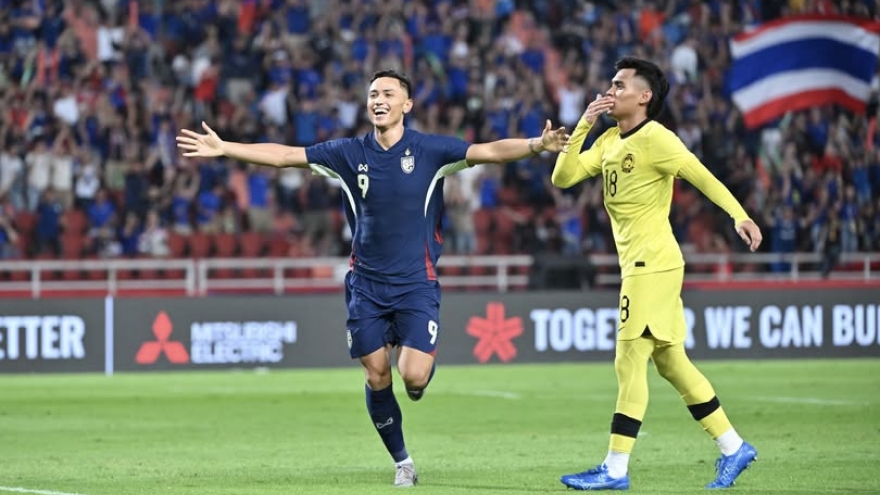 Thủ môn Malaysia "tặng quà", Thái Lan thắng trận thứ 2 ở ASEAN Cup 2024