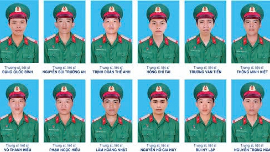 Truy tặng Huân chương Bảo vệ tổ quốc Hạng Ba cho 12 liệt sỹ thuộc quân khu 7