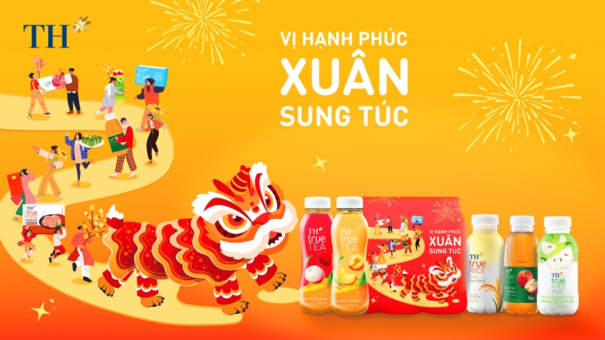 Gửi trao vị hạnh phúc, đón xuân tròn đầy cùng bộ sản phẩm Tết từ TH – lựa chọn gắn kết yêu thương