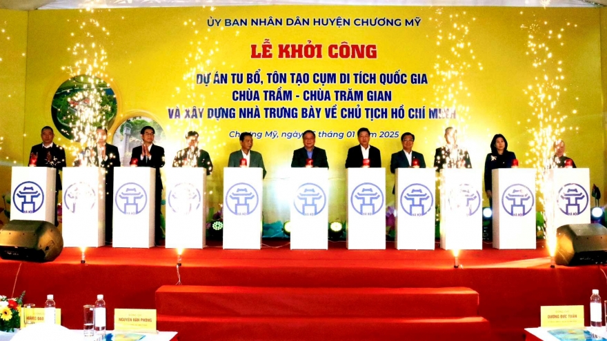 Khởi công dự án tu bổ, cải tạo Cụm di tích Quốc gia Chùa Trầm